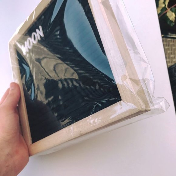 3/$35 🏠 Wood + Black Felt Letter Board - Picture 2 of 2